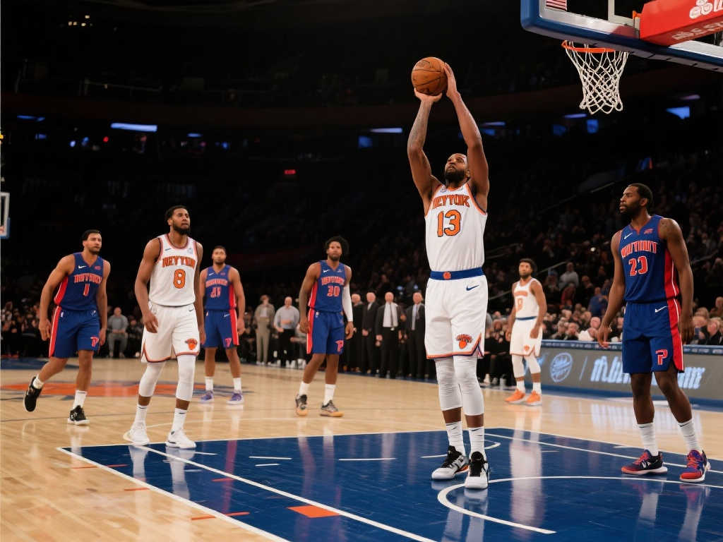 【爆冷！】尼克斯主场失利，活塞终结其4连胜，名宿返乡之夜黯然收场